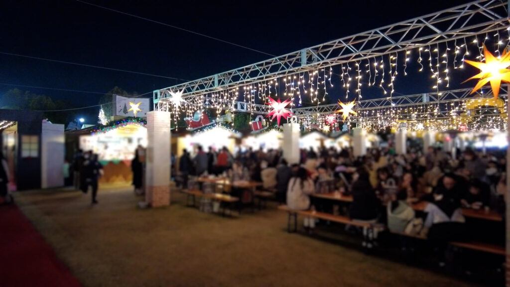 神宮外苑-クリスマスマーケット-混雑-画像6